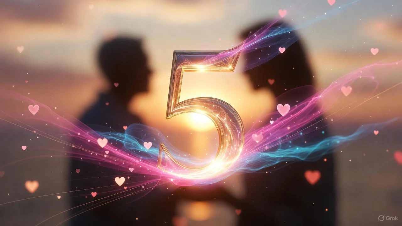 number 5 meaning in love