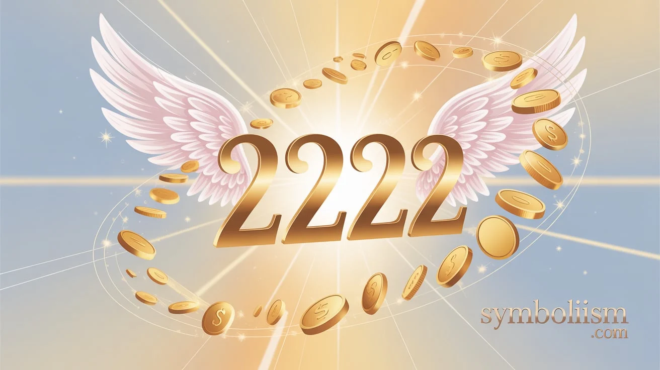 2222 angel number meaning money