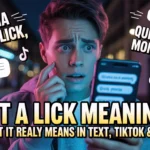 hit a lick meaning