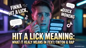 hit a lick meaning