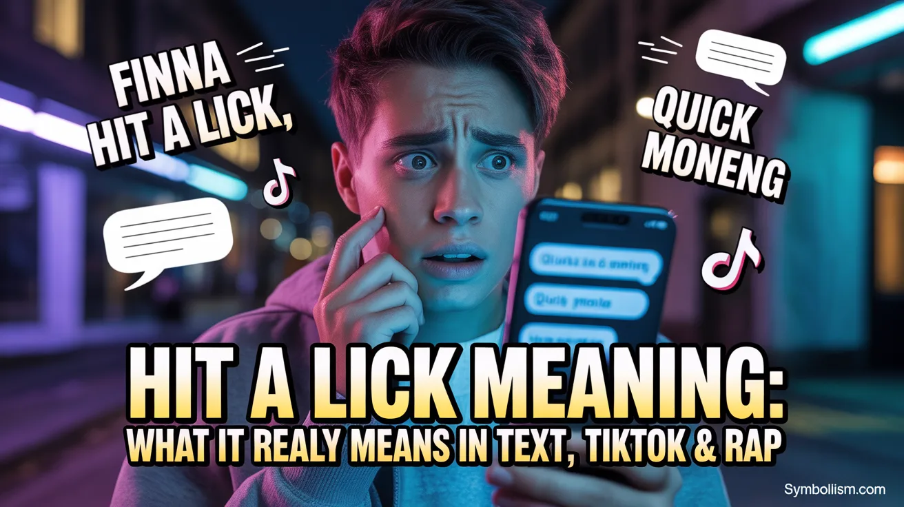 hit a lick meaning