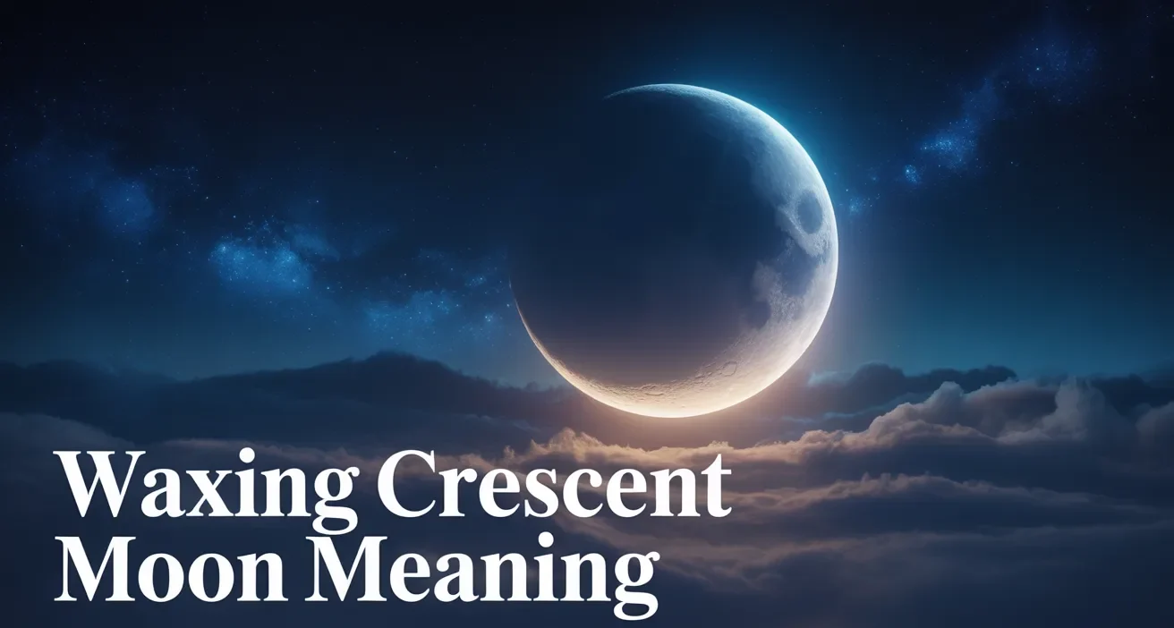 waxing crescent moon meaning