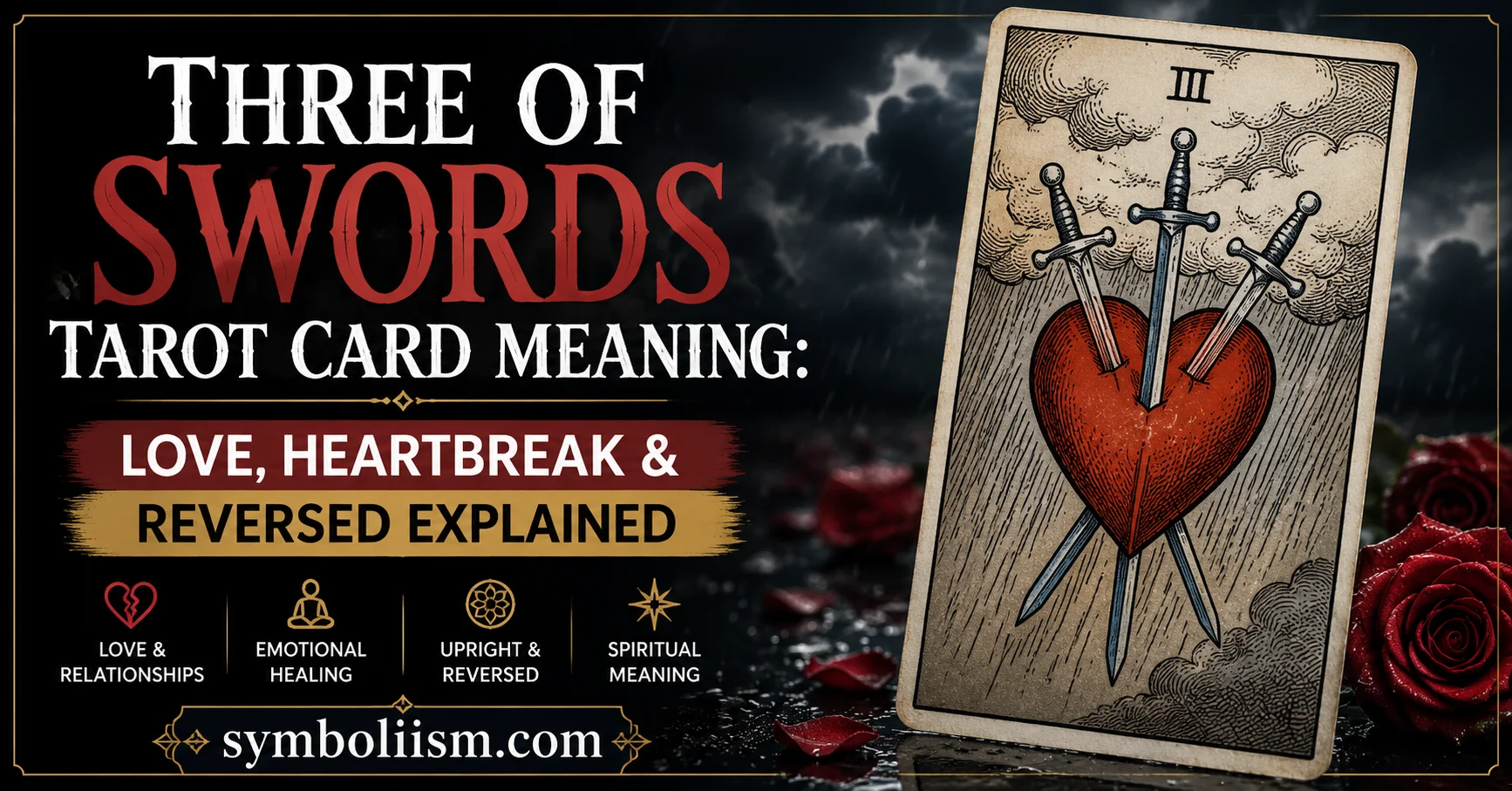 three of swords tarot card meaning
