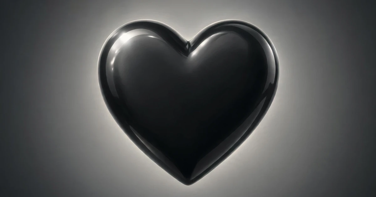 black heart emoji meaning