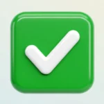 check mark emoji