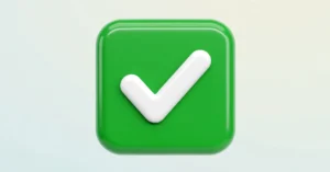 check mark emoji