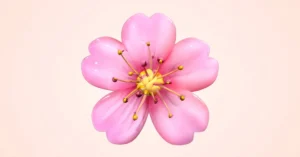flower emoji