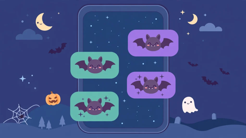 bat emoji meaning – night owls, late-night chats and Halloween fun