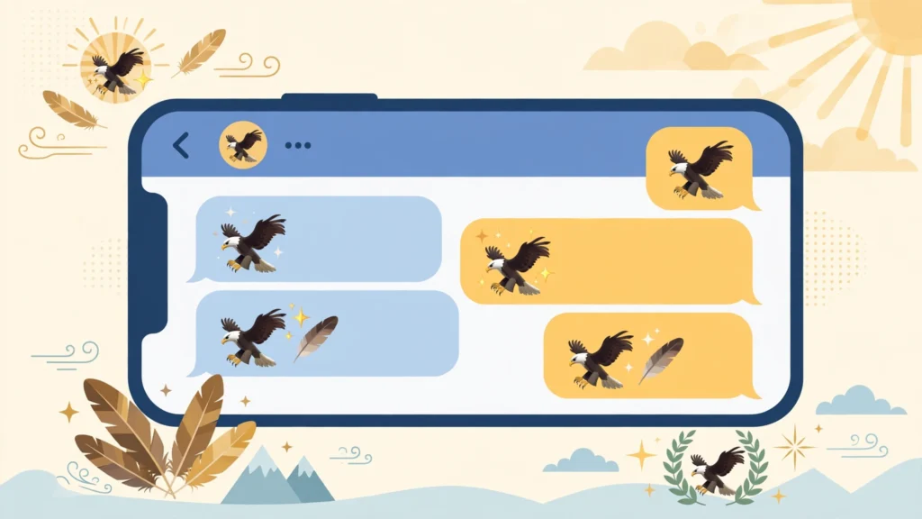How to use the eagle emoji the right way in WhatsApp, Instagram, and TikTok chats