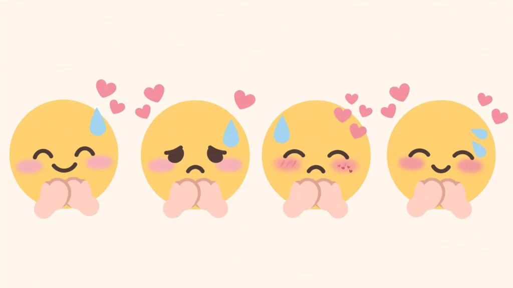 embarrassed emoji meaning β copy paste embarrassed emoji combos that land well