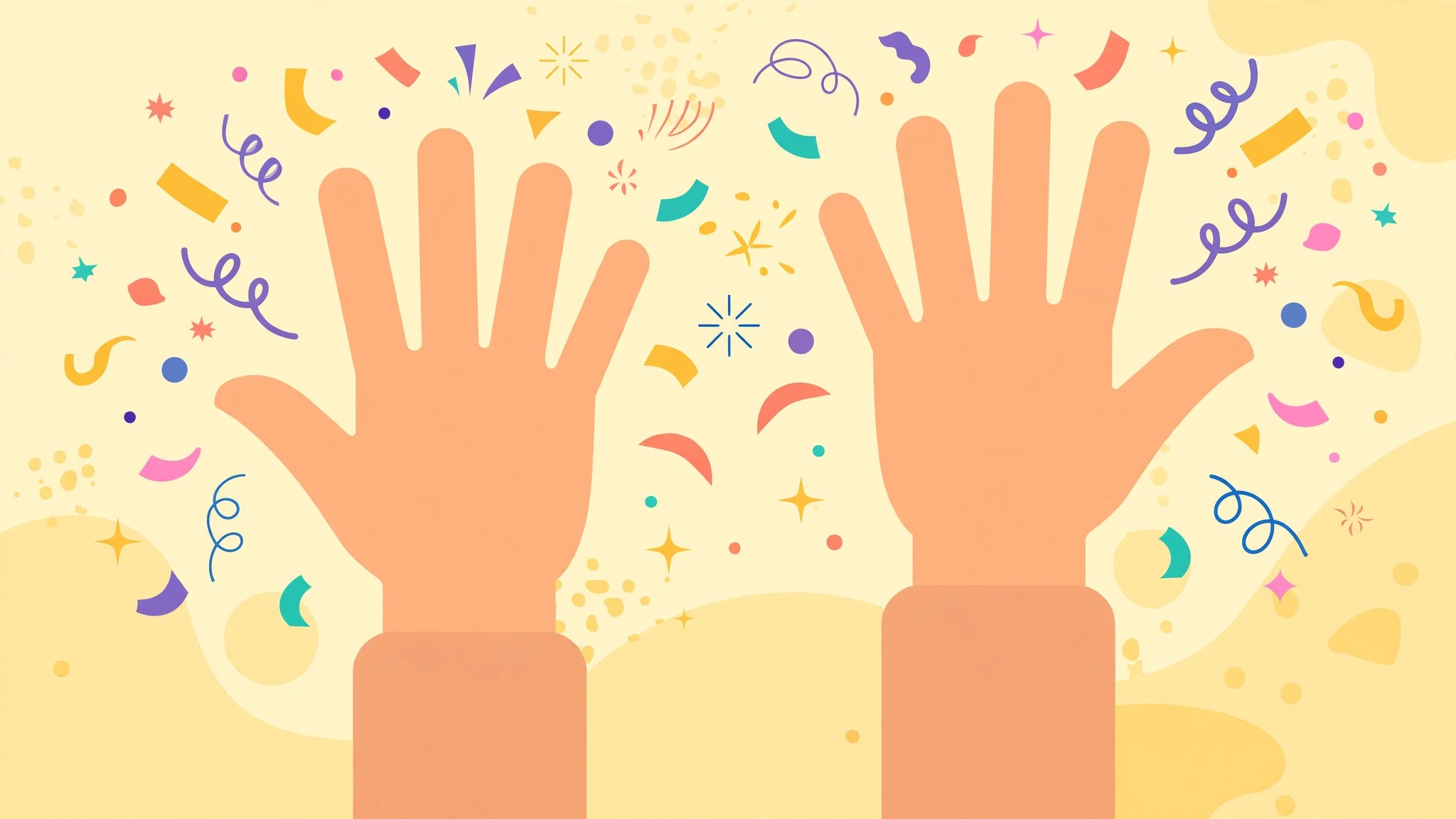 hands up emoji