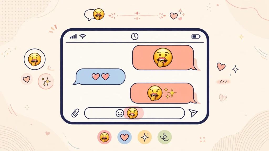 How to use the lip biting emoji the right way in WhatsApp and Instagram chats