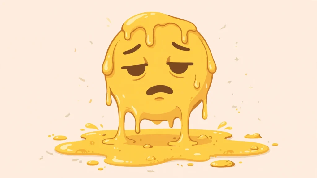 melting emoji meaning – heat, overwhelm and giving up gracefully