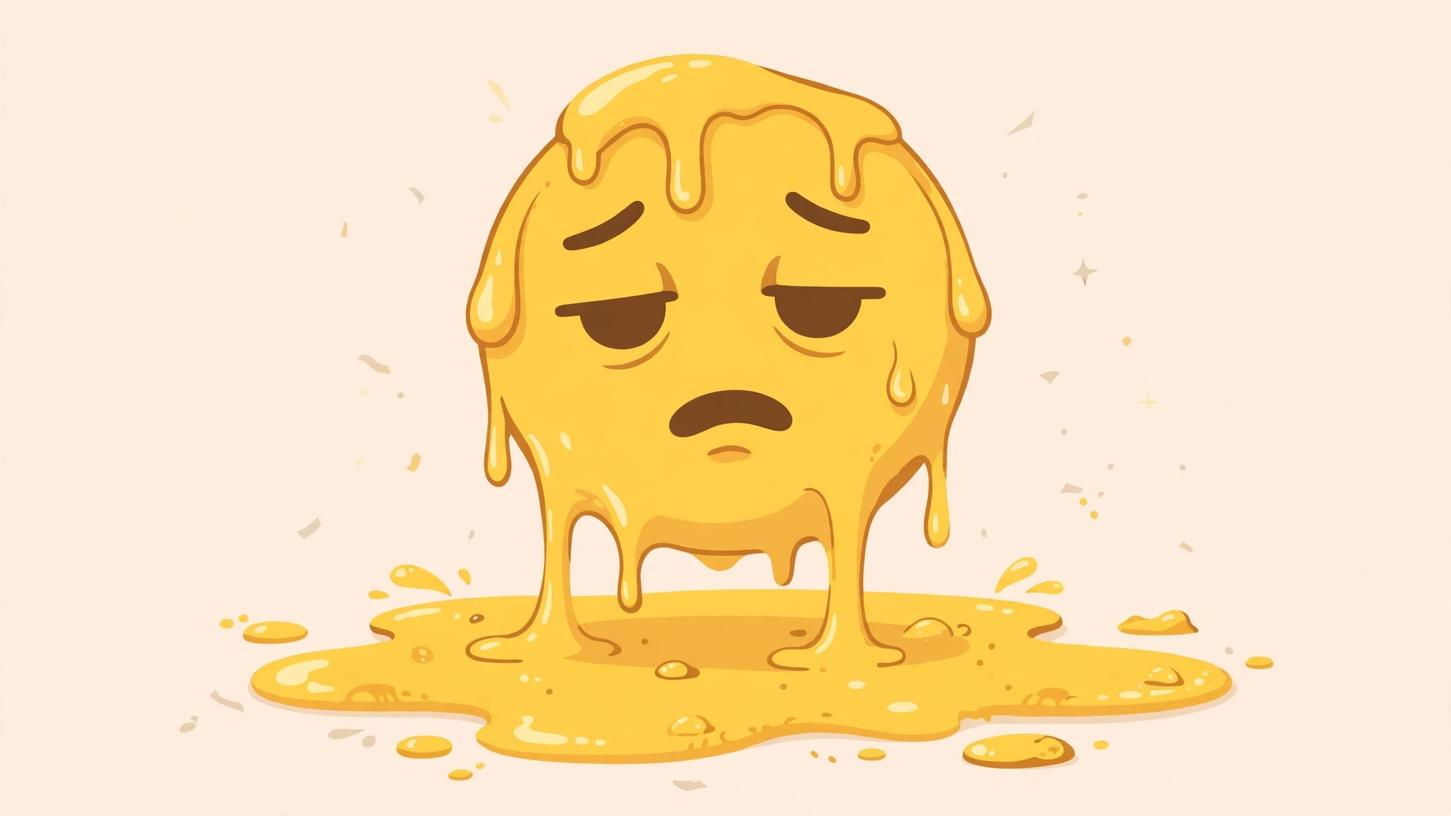 melting emoji meaning – heat, overwhelm and giving up gracefully