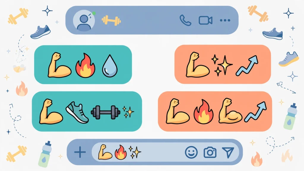 Muscle Emoji Usage