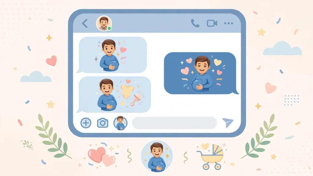 How to use the pregnant man emoji the right way in WhatsApp, Instagram, and TikTok chats