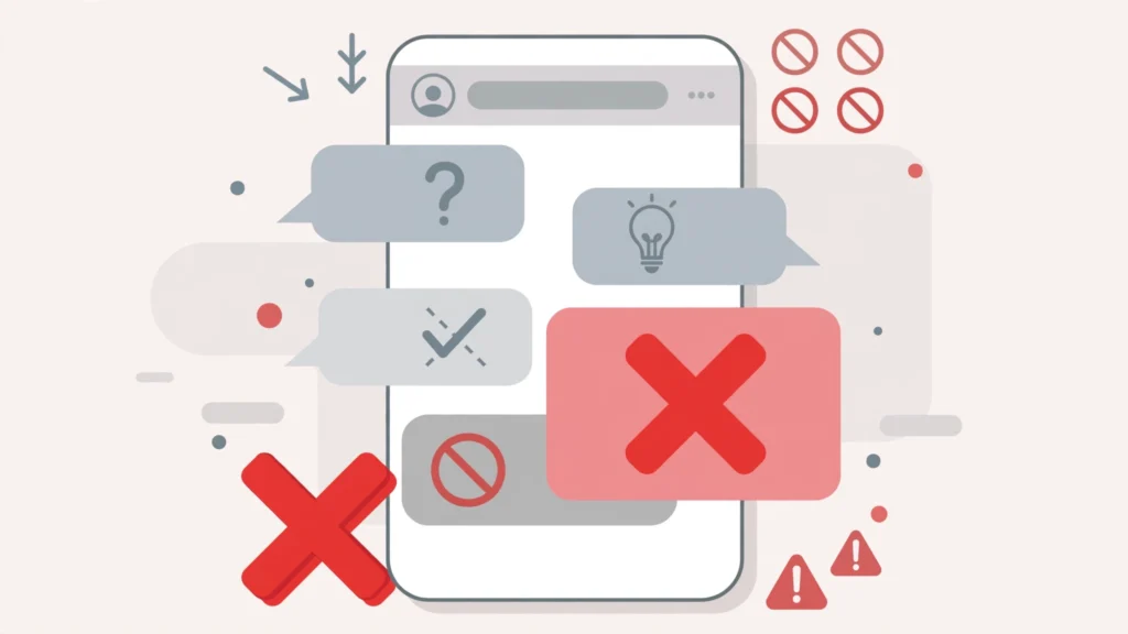 How to use the red x emoji the right way in WhatsApp, Instagram, and TikTok chats