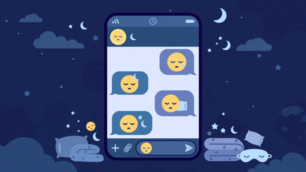 Sleeping Emoji Usage
