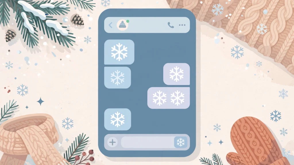 snowflake emoji meaning – snow days, winter moods and gentle chill