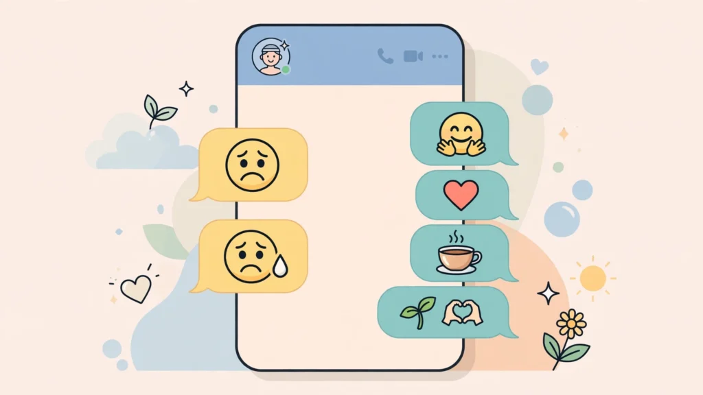 worried emoji meaning β caring check-ins for tense days