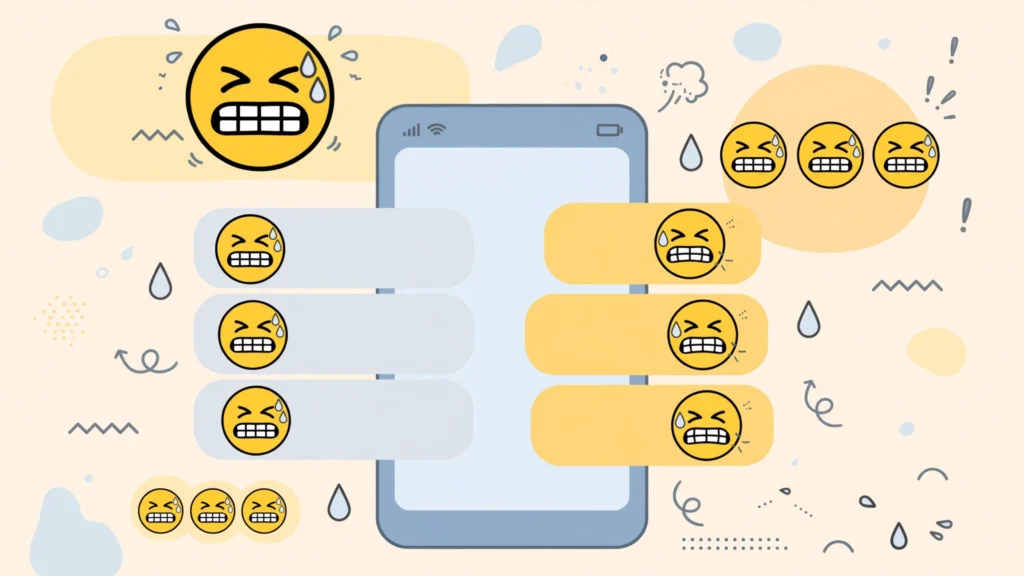 Yikes Emoji Usage