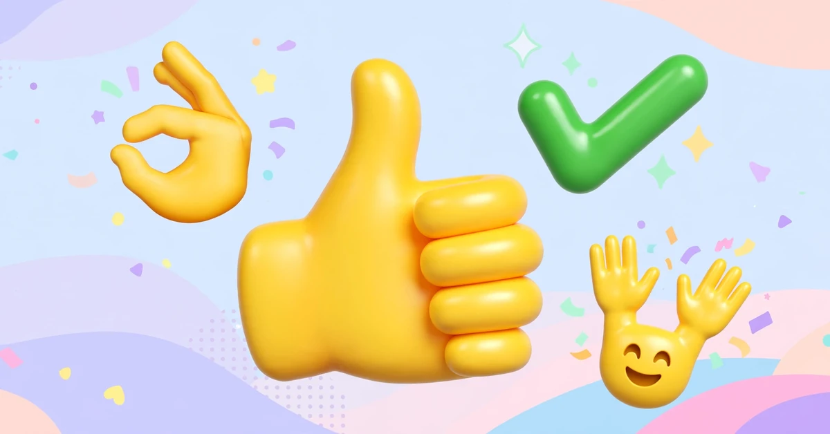 👍 vs 🙏 vs ✅: Agreeing Three Ways