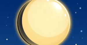 waxing gibbous emoji